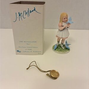 J McClelland Limited Edition 8560 Alice 4” Porcelain Figure with Box